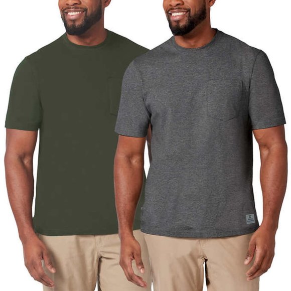 Rugged Elements Men's Gray and Green 2-pack Tee Size 3XL - Picture 1 of 2
